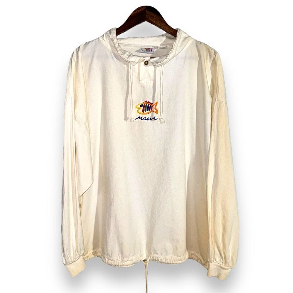 SGT Leisure Hawaii Made in USA Embroidered sweatshirt Sz M